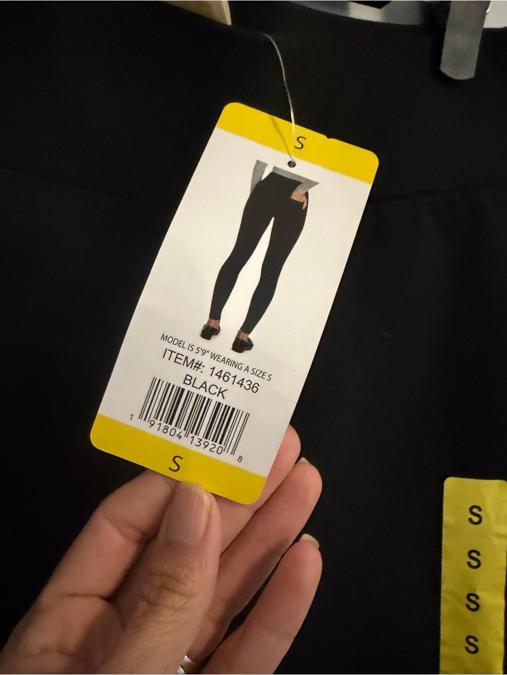 Matty M Women's S Black High-Waist Leggings - Picture 6 of 8